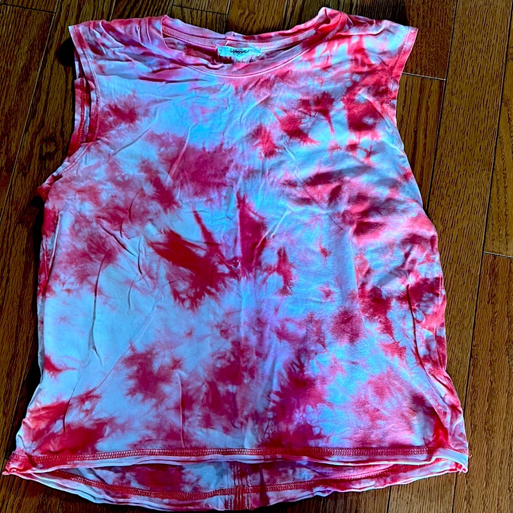 Pink Splendid Ripple Reverse Tie Dye Tank - Picture 7 of 9